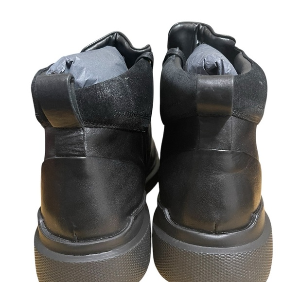 Thomas & Vine Sherman Leather Water Resistant Black Comfort Foam Boots sz 10 - Picture 6 of 12